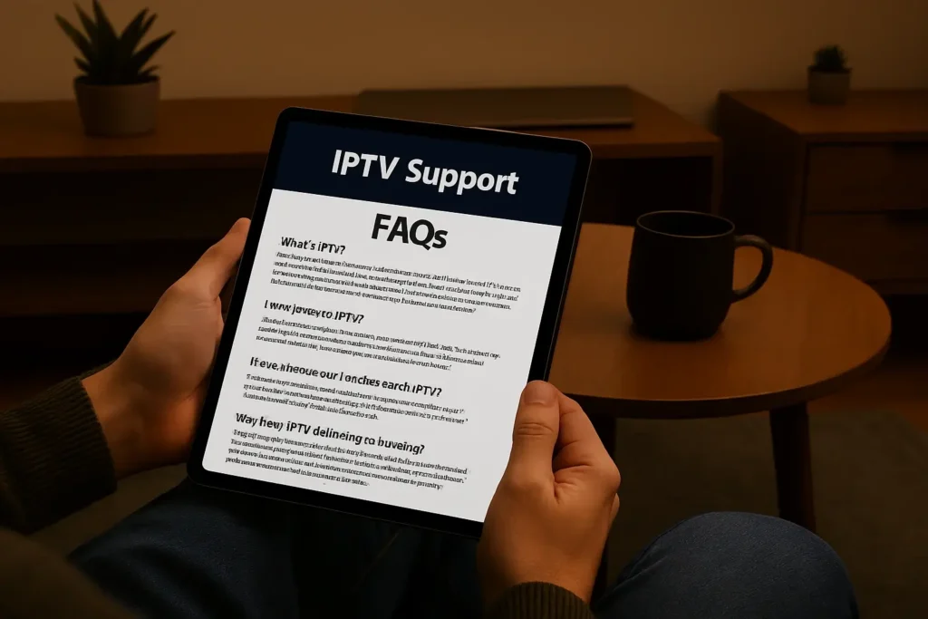 réponses aux questions fréquentes sur le renouvellement code IPTV