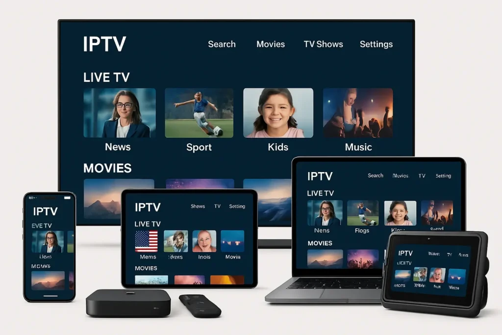 IPTV multi-écrans


