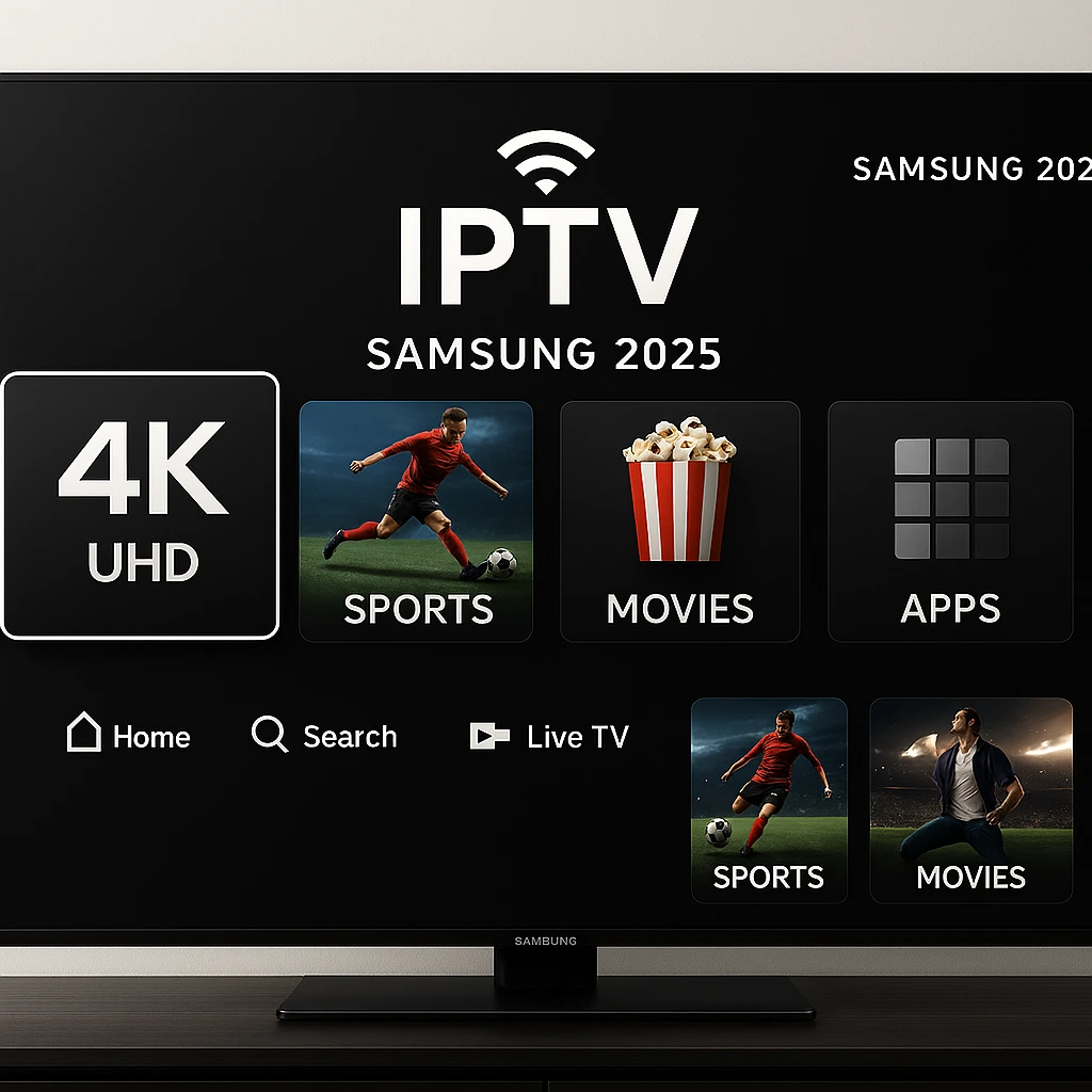 installer iptv samsung