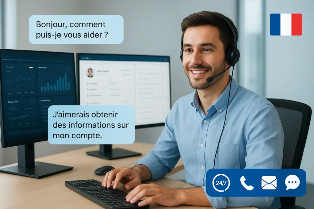 Support client français 24/7 - Assistance technique IPTV OTT service en français