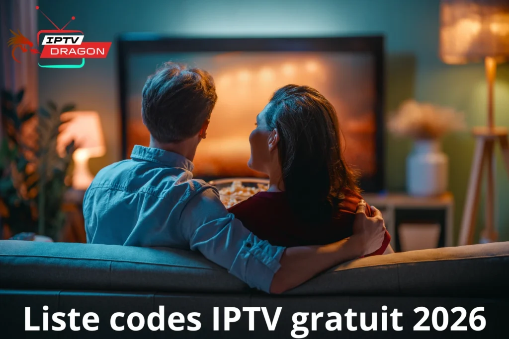 Liste codes IPTV gratuit 2026 affichée sur ordinateur avec fichiers M3U et avertissements sécurité
