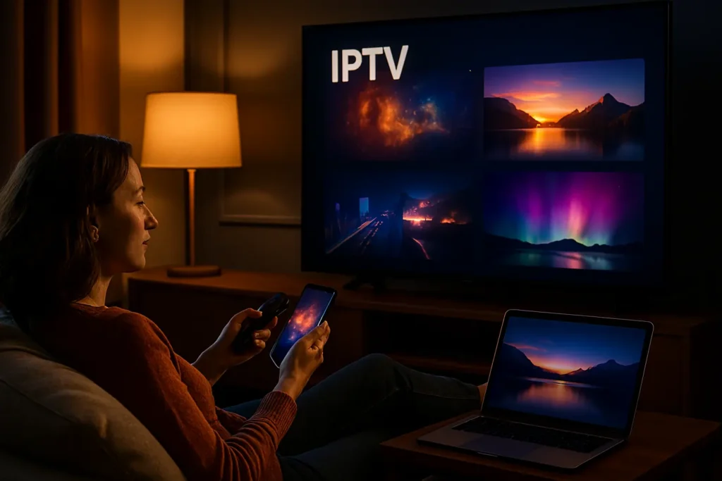 mario iptv france utilisé au quotidien sur télévision et smartphone pour un divertissement flexible
