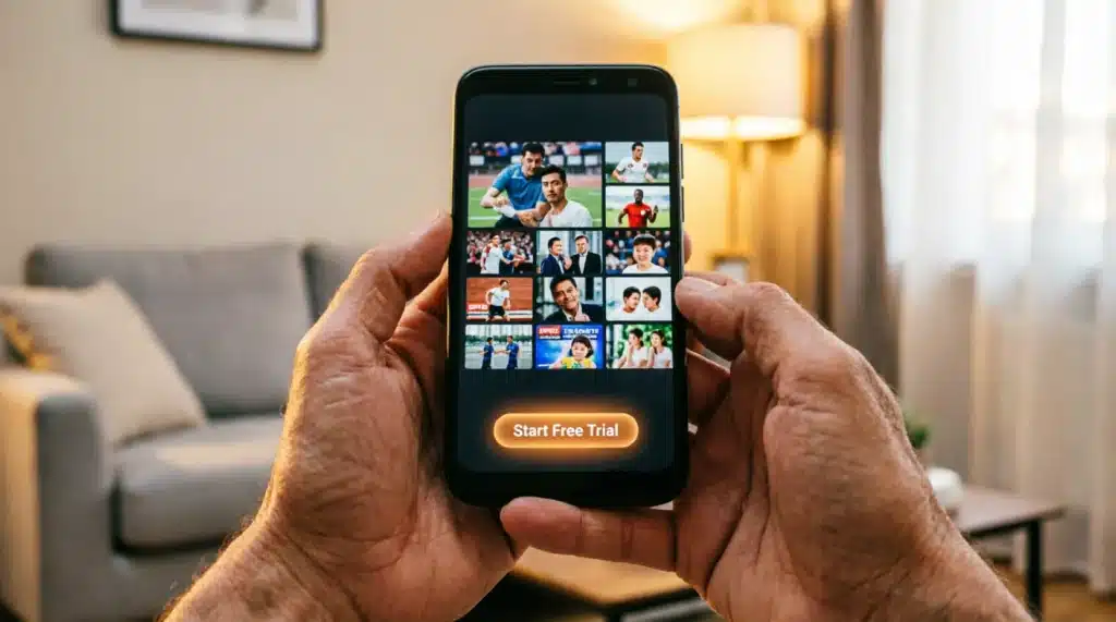 Activation d'un essai IPTV gratuit 24h sur smartphone Android
