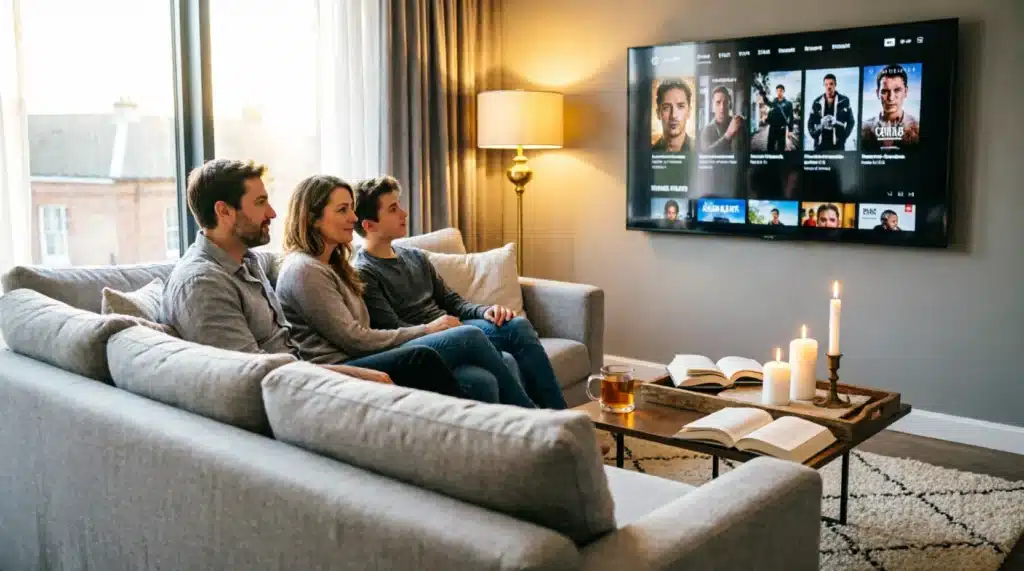 Meilleur player IPTV configuré — famille streaming 4K Smart TV sans coupure ni buffering 2026